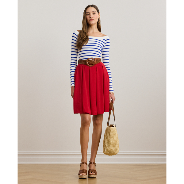 Ralph lauren red skirt sales