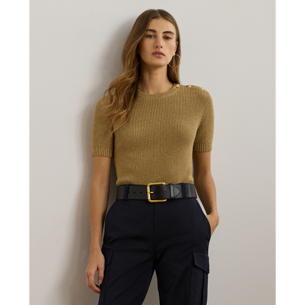 Women s Gold Sweaters Ralph Lauren