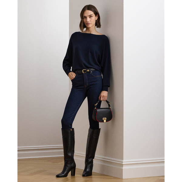 ラルフ・ローレン Lauren Ralph Lauren Cotton-Blend Dolman-Sleeve Sweater レディース Sweat Cotton-Blend Dolman-Sleeve Sweater