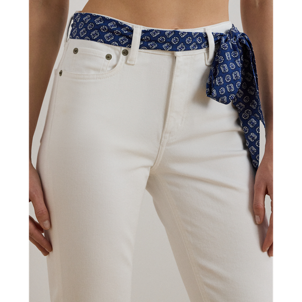 Knöchellange Straight-Fit Jeans