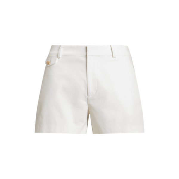 Stretch Cotton Canvas Short Lauren 1