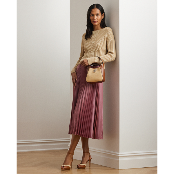 ローレン ラルフローレン LAUREN Ralph Lauren Cotton-Blend Boatneck Sweater レディース Sweate Lauren Ralph Lauren Women's Dolman-Sleeve Boatneck Sweater