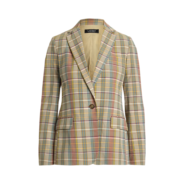 Houndstooth【RALPH LAUREN】クレストパッチ パファージャケット LAUREN RALPH LAUREN Houndstooth Crest-Patch Puffer Coat in