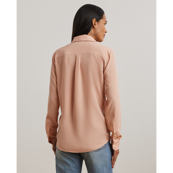 LAUREN RALPH LAUREN / ローレン ラルフ ローレン リラックス フィット クレープ シャツ リラックス フィット クレープ シャツ | ラルフ ローレン公式