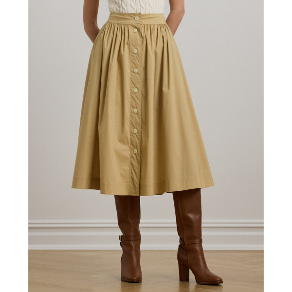 VIP【関税送料無料】希少 Ralph Lauren Collection Glenn Skirt Lauren Ralph Lauren Blue Paisley Chiffon Knee Length Skirt