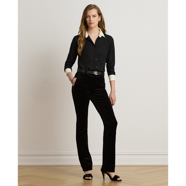 Camicia in georgette Classic-Fit