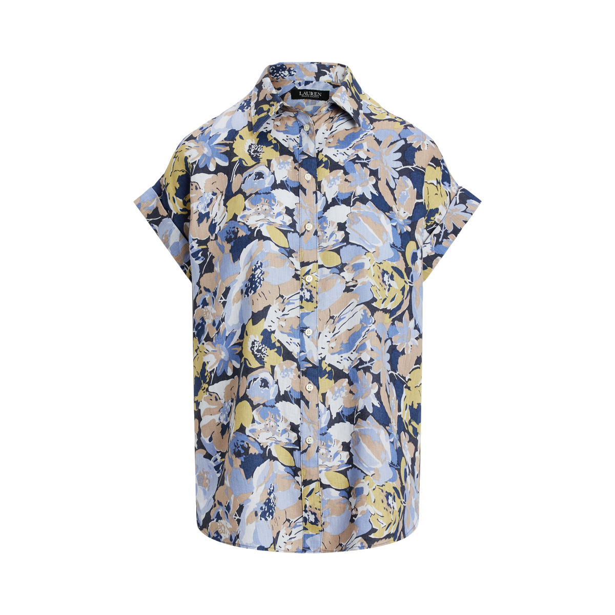 ラルフ・ローレン Lauren Ralph Lauren リラックスフィット Floral Short-Sleeve Shirt レディース シャツ LAUREN RALPH ブラウス シャツ リラックス フィット プリント