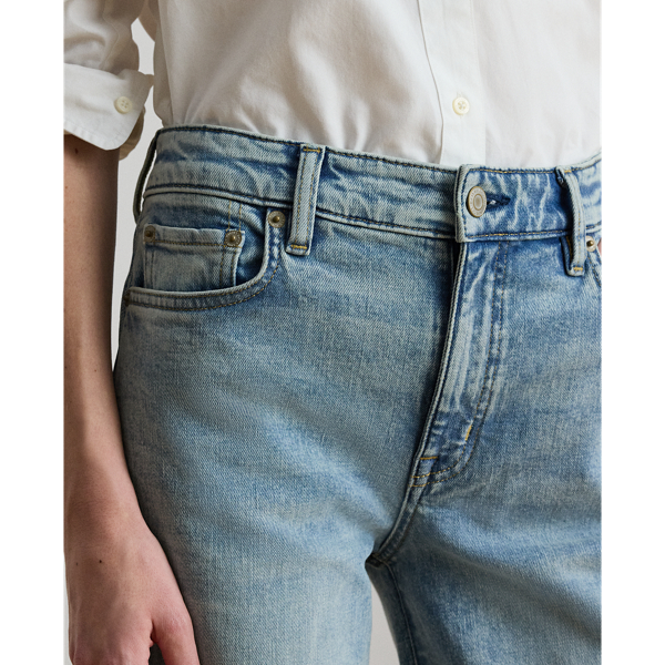 7/8-Jeans mit hoher Leibh&ouml;he Lauren in Alicia-Waschung 7