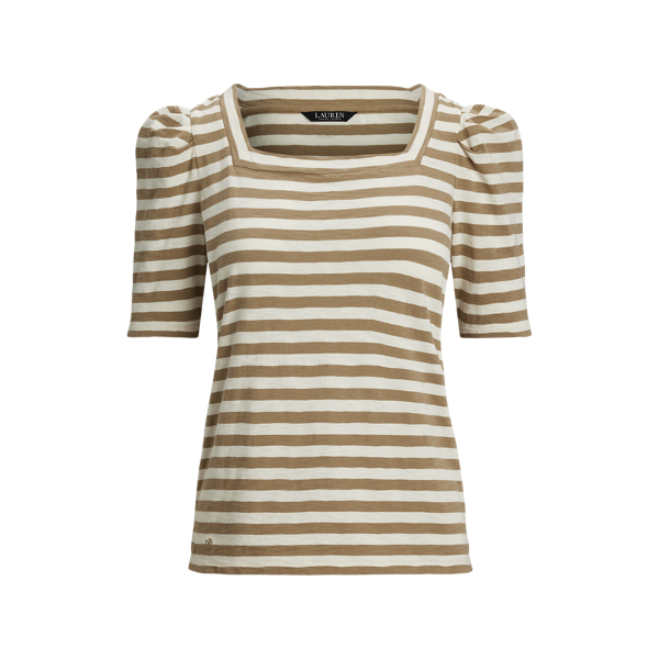 売れ筋商品|||ラルフローレン Tシャツ レディース トップス Belting Print Cotton Blend Boatneck Tee - Print T-shirt - black Belting-Print Cotton-Blend Boatneck Tee