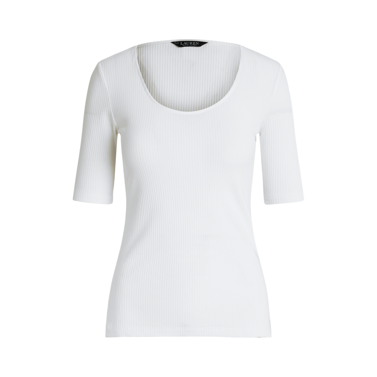 売れ筋商品|||ラルフローレン カットソー トップス レディース Women's Rib-Knit Cotton-Blend Elbow-Sleeve Tee Birch Tan Rib-Knit Cotton-Blend Elbow-Sleeve Tee