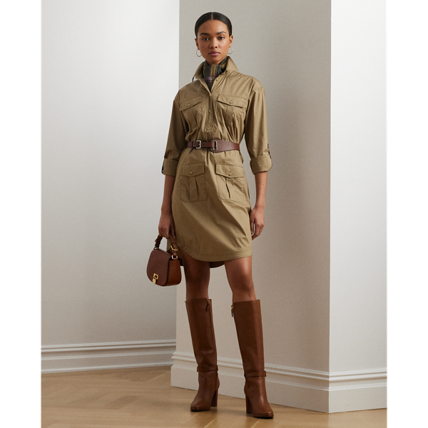 【POLO RALPH LAUREN】Belted Cotton-Blendシュミーズドレス Belted Cotton-Blend Shirtdress | Ralph Lauren