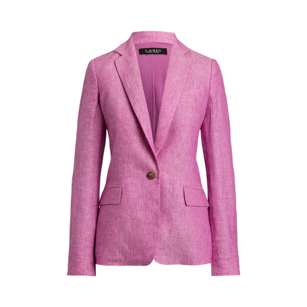 Linen Herringbone Blazer Lauren 1