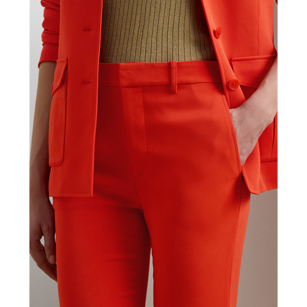 Stretch Cady Cropped Pant