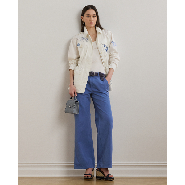 Print Featherweight Twill Field Jacket