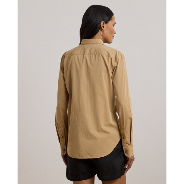 LAUREN RALPH LAUREN / ローレン ラルフ ローレン リラックス フィット フェザーウエイト コットン シャツ リラックス フィット フェザーウエイト コットン シャツ