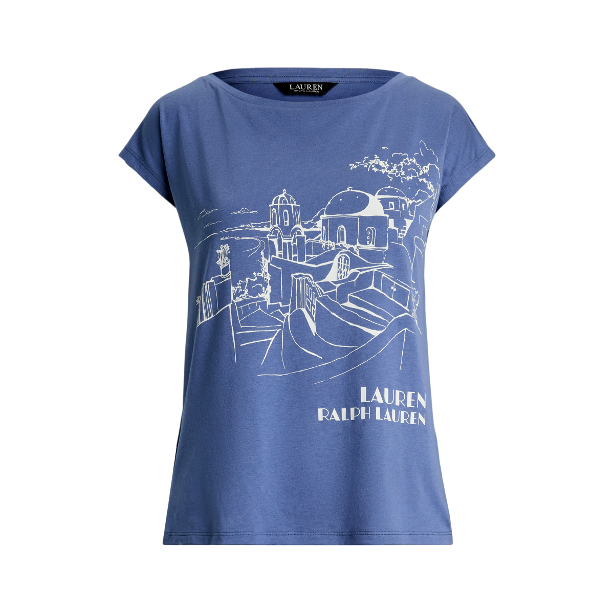 コットンブレンド ジャージー グラフィック Tシャツ | ラルフ