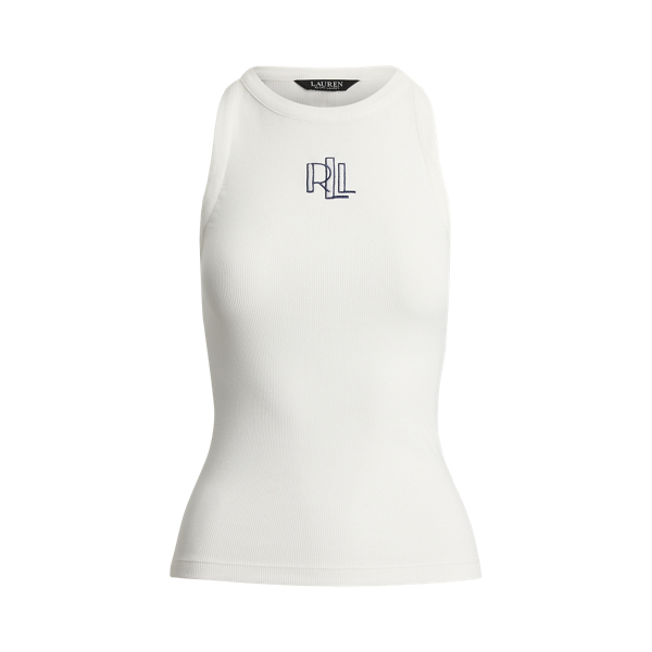 D&eacute;bardeur &agrave; logo brod&eacute; en coton stretch Lauren en 1
