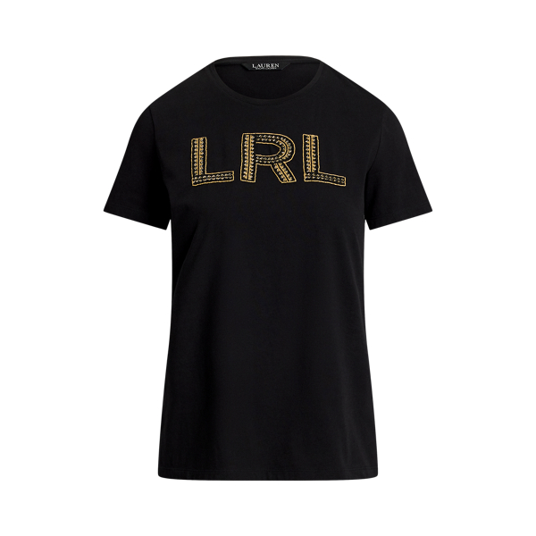 売れ筋商品|||ラルフローレン Tシャツ レディース トップス Beaded Logo Cotton Jersey Tee - Print T-shirt - birch tan Beaded-Logo Cotton Jersey Tee