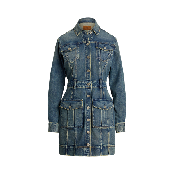 Denim Trucker Dress