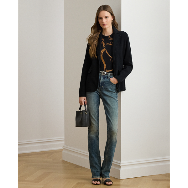 2023SS 美品 ローレンラルフローレン コットンブレンドブレザー 実寸M 中古・古着通販】LAUREN RALPH LAUREN (ローレンラルフローレン