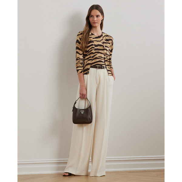 売れ筋商品|||ラルフローレン ニット&セーター レディース アウター Zebra Print Linen Cotton Cardigan - Cardigan - mascarpone cream/brown s7-AI200971371001_alternate3