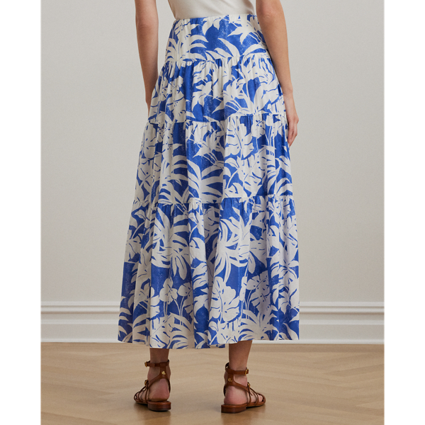 【Ralph Lauren】フローラル ボイル ティアード スカート LAUREN RALPH LAUREN（ローレン ラルフ ローレン）の「パッチ