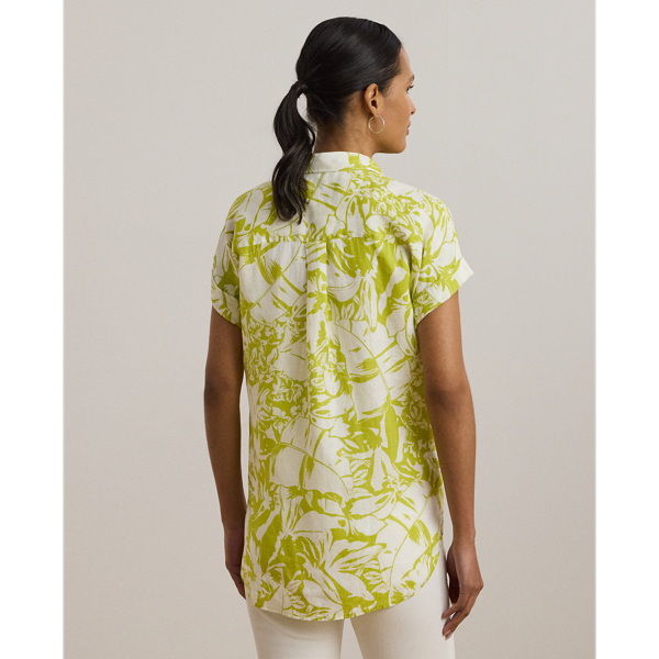 Relaxed Fit Floral Short-Sleeve Shirt