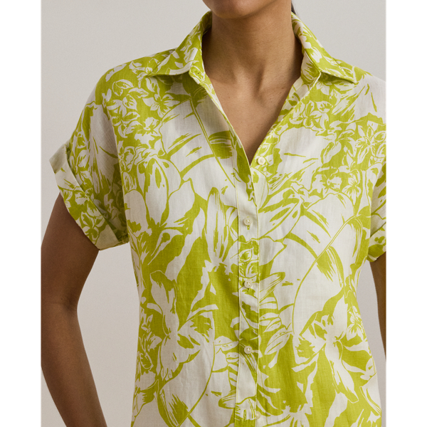 Relaxed Fit Floral Short-Sleeve Shirt