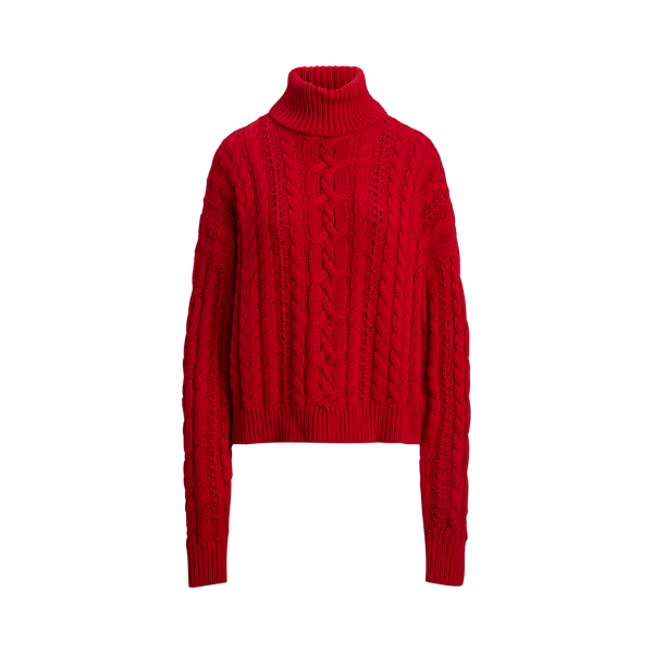 B*g様 ラルフローレン ケーブル　ニット　セーター　タートル　S 現行　QR ラルフローレン ケーブルニットセータータートルS 現行QR