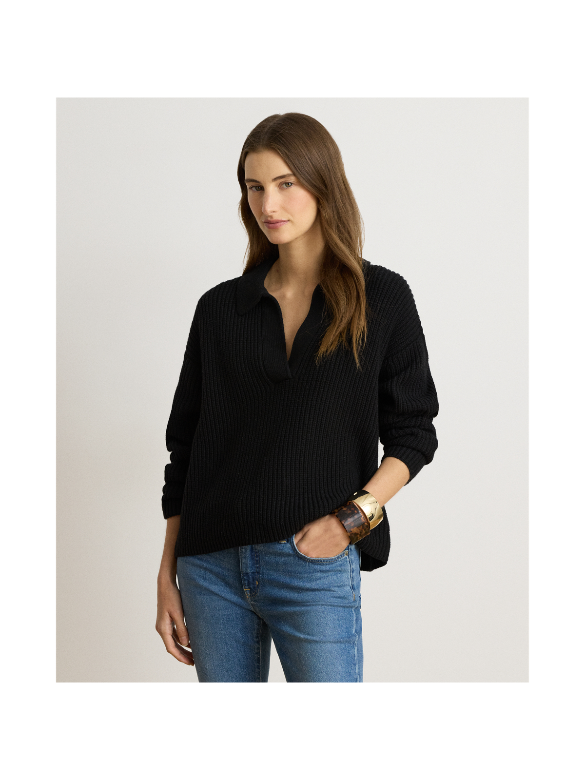 Ralph Lauren Wool-Blend Polo Sweater — фото 5