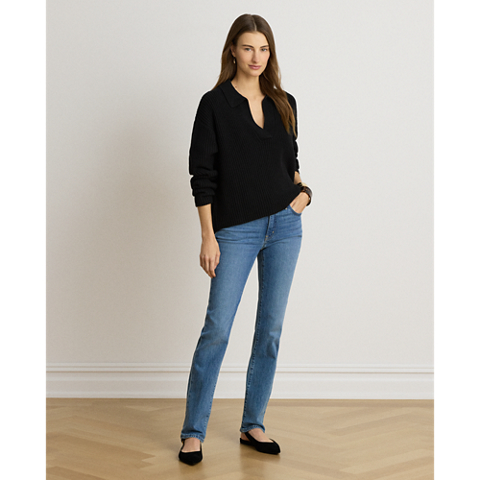 Ralph Lauren Wool-Blend Polo Sweater