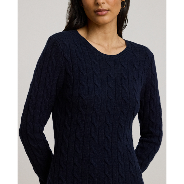 Cable-Knit Wool-Cashmere Sweater Dress - thumbnail 5