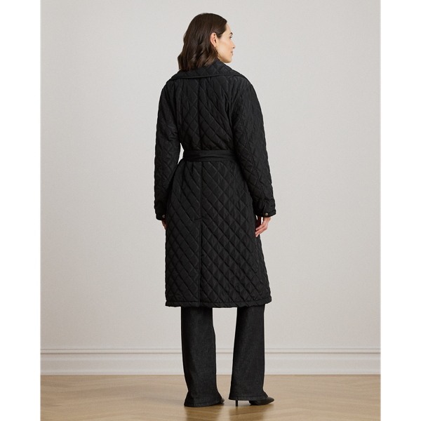 ベルテッド ダイヤモンドキルテッド ラップ コート | ラルフ ローレン