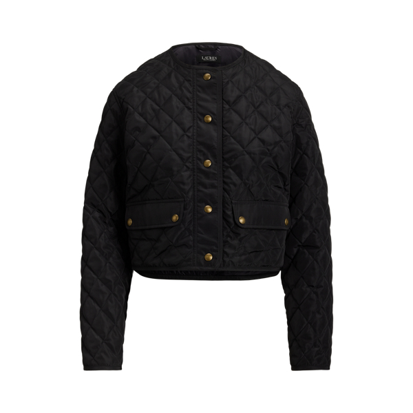 ダイヤモンドキルテッド クロップド ジャケット | ラルフ ローレン公式