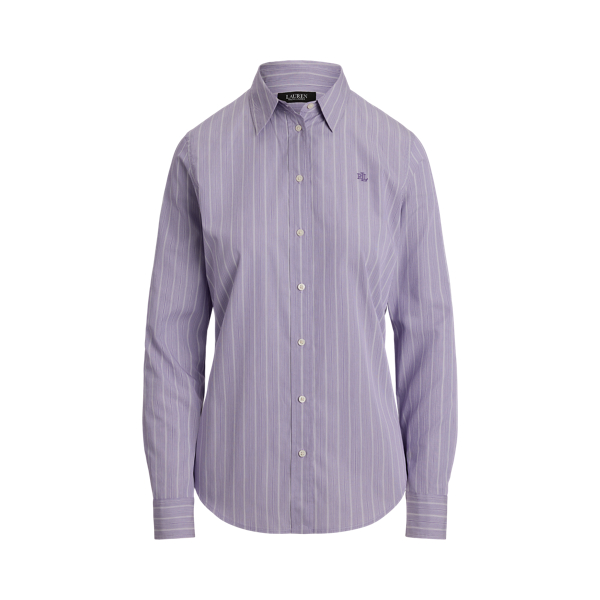 Gestreiftes Classic-Fit Baumwollhemd Lauren in 1