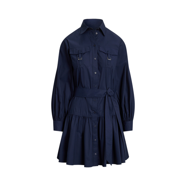 送料関税込【LAUREN RALPH LAUREN】BUCKLE-TRIM PONTE DRESS Buckle-Trim Ponte Dress