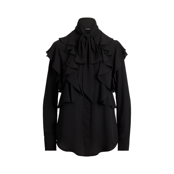 louren ローレンback tie stand collar tops louren ローレンback tie stand collar tops