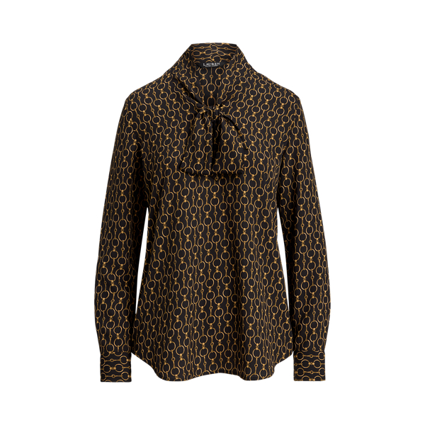 Band-Collar Linen Shirt