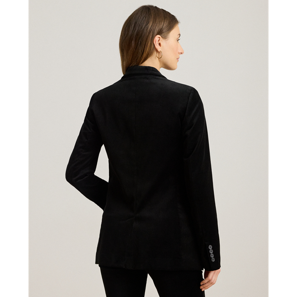 Stretch Velvet Blazer