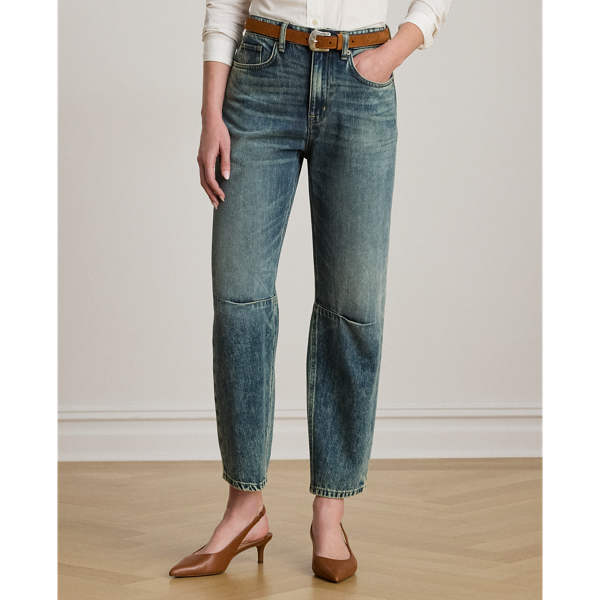 High-Rise Barrel Jean