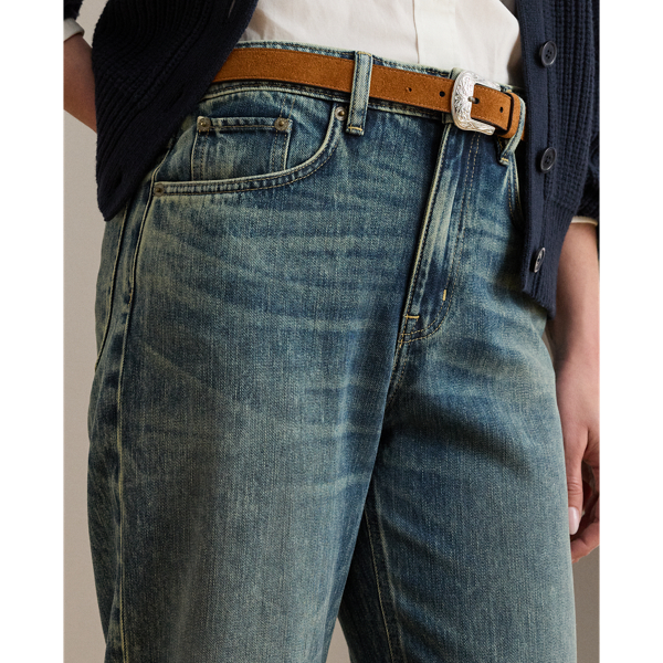 High-Rise Barrel Jean