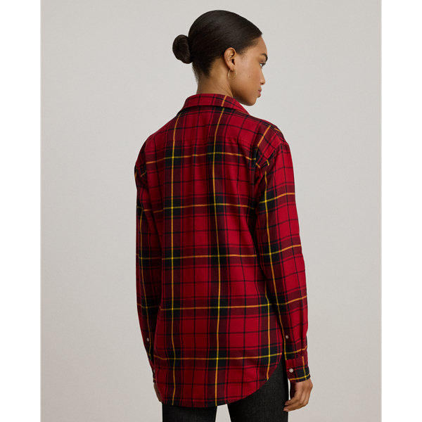 リラックス フィット ビーデッドロゴ チェック シャツ | ラルフ