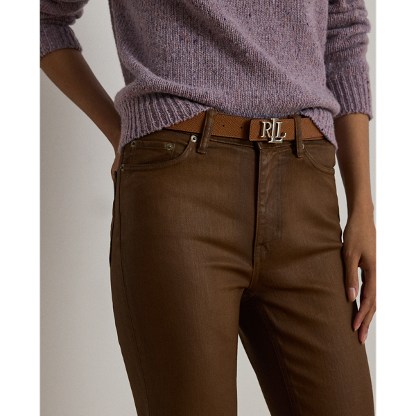 Coated High-Rise Boot Jean