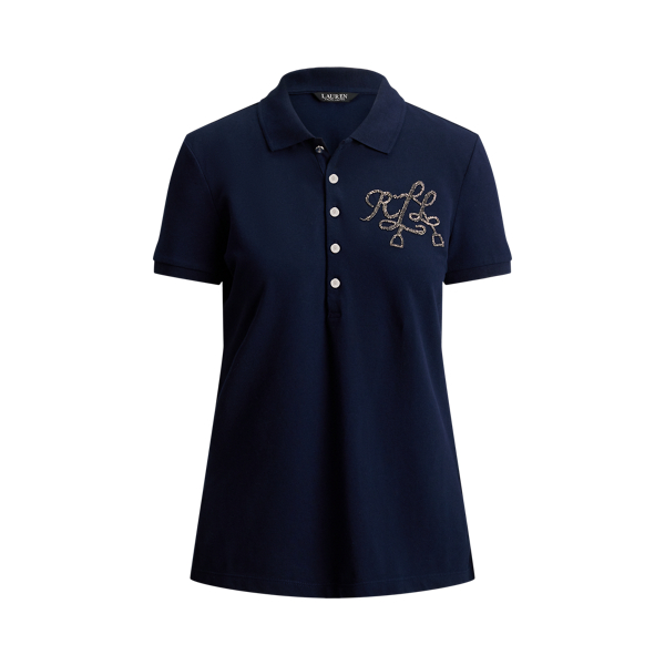ラルフ・ローレン Lauren Ralph Lauren Petite Pique Polo Shirt レディース シャツ トップス Polo Bl ラルフ ローレン] レディース シャツ ロングスリーブ (2color
