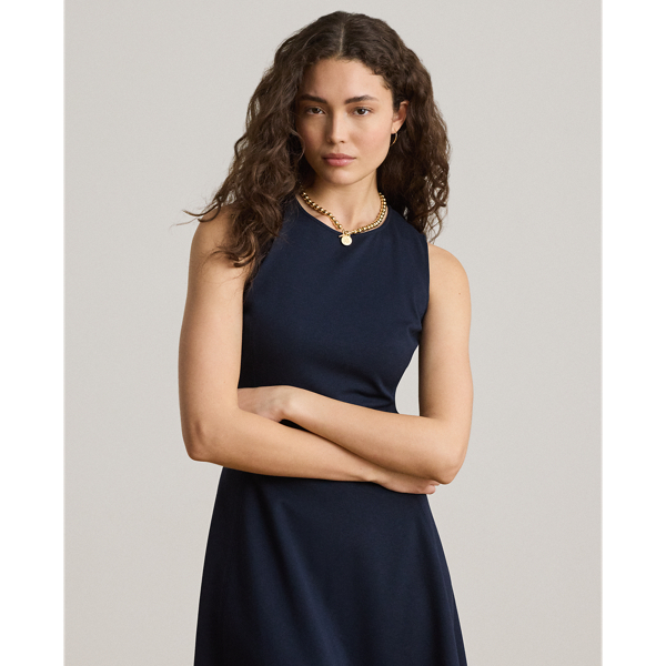 &Auml;rmelloses Kleid aus Pont&eacute; Lauren in Lauren-Navy 4