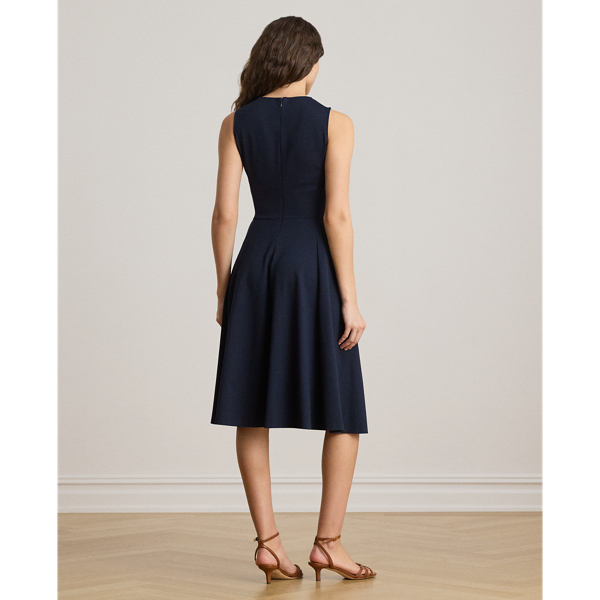 &Auml;rmelloses Kleid aus Pont&eacute; Lauren in Lauren-Navy 5