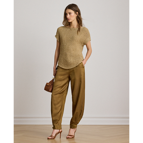Женские свитеры Ralph Lauren Rib-Knit Short-Sleeve Sweater
