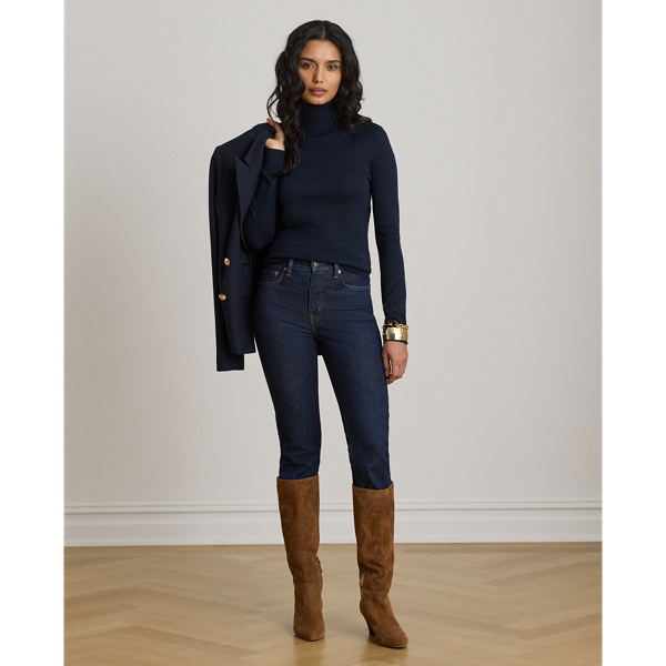 Lauren Navy Turtleneck Sweater Lauren 4