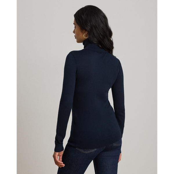 Lauren Navy Turtleneck Sweater Lauren 5