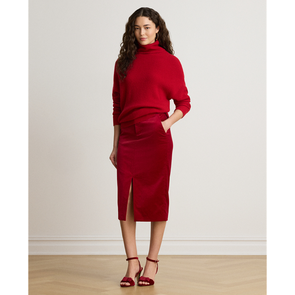 Rib-knit Wool-Cashmere Roll Neck Jumper
